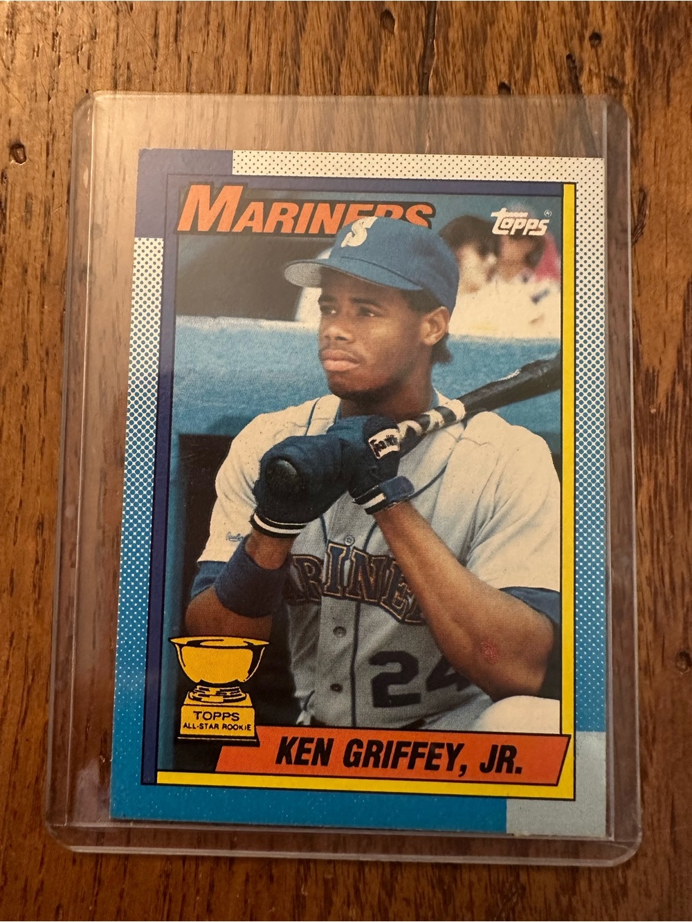 Topps Ken Griffey Jr. Mariners Baseball Card - RARE Look it up